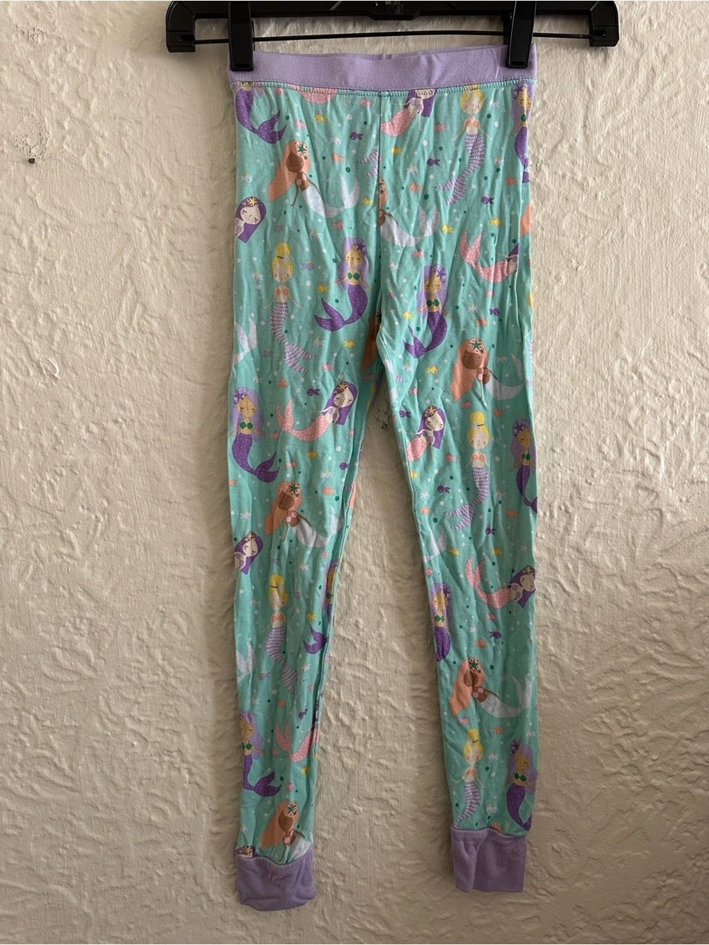 Little Sleepies Girls Mermaid Magic Bamboo Pajama Pants Pastel Purple 5 6